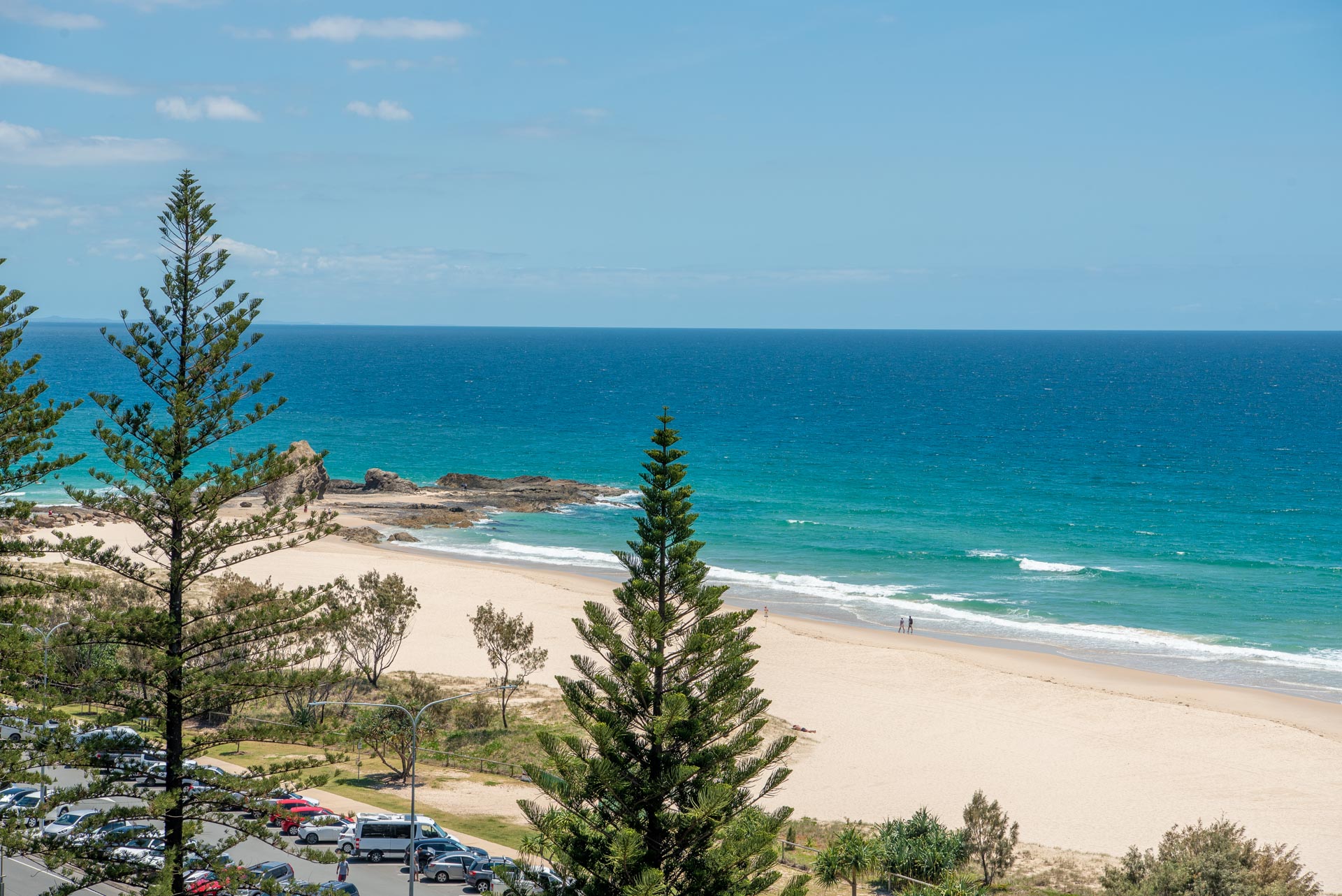 Gold Coast coastline at Currumbin, Queensland